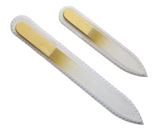 2 Piece Genuine Czech Manicure File Set Choice of Colors by iDiva