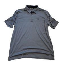 Travis Matthews Mens XL Gray Golf Polo