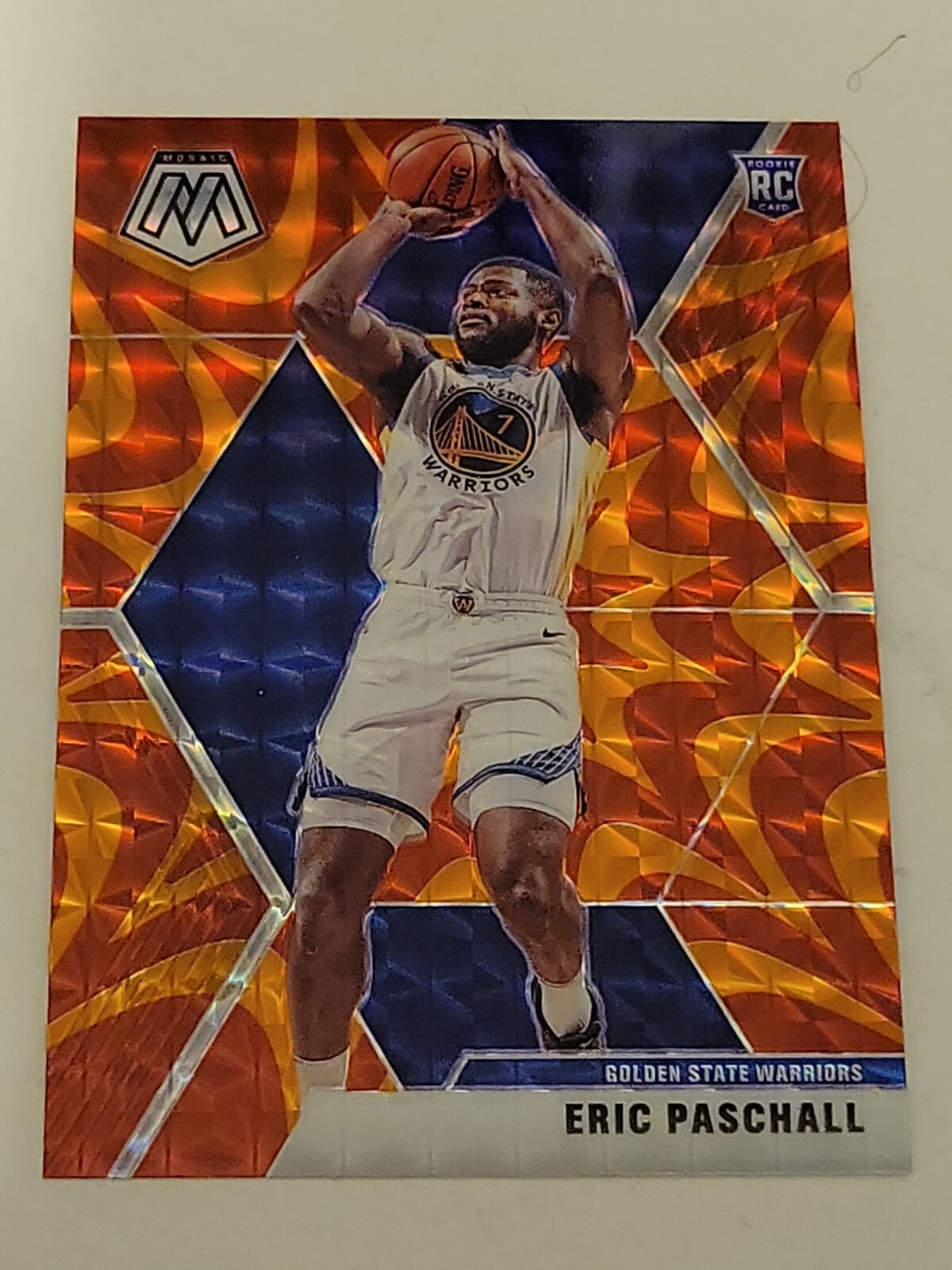 2019-20 Panini Mosaic - Mosaic Orange Reactive - #250 - ERIC PASCHALL - ROOKIE