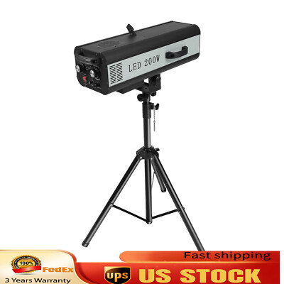 Follow Spotlight With Stand Manual Control For Party Theater Stage Light 200w