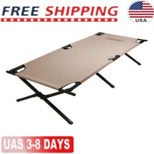 Folding Camping Bed Outdoor Portable Military Cot Sleeping Hiking Travel Carry