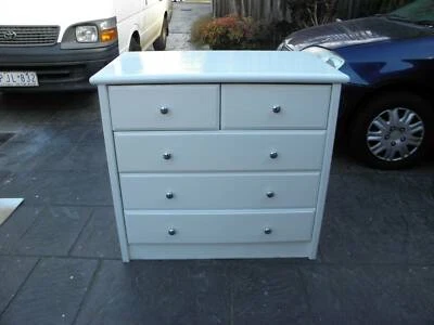 Tallboy On Rails White Dressers Drawers Gumtree