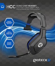 Gioteck HCC Mono Chat-Headset 3,5mm Kabelgebunden Kopfhörer für PS Schwarz – Bild 5