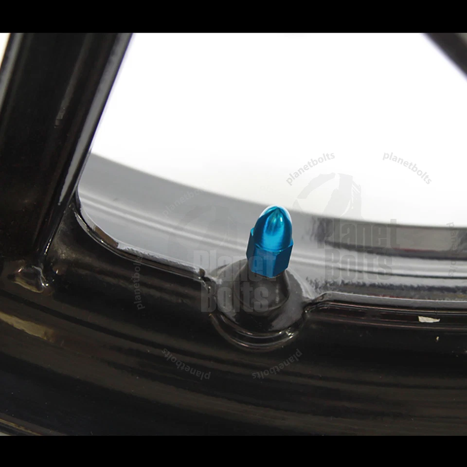 Синяя крышка клапана 2x крышка шины GSXR 600 750 Ninja R1 R6 пуля ЧПУ алюминий - Изображение 3 из 3