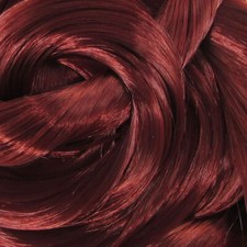 Nylon Doll Hair - Annatto Auburn Red for Rerooting Custom Dolls, Doll Rehair