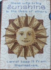 Dimensions Bring Sunshine To Others Counted Cross Stitch Kit #6989 Celestial