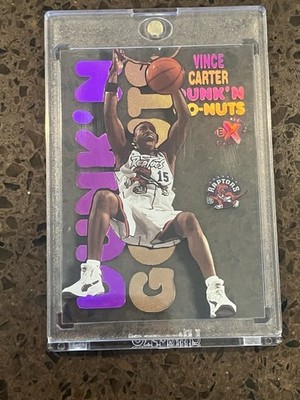 SkyBox 1998-99 E-X Century Vince Carter Raptors Dunk'n Go-Nuts 12/20 DG