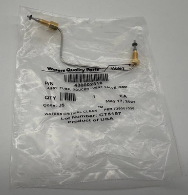Waters Transducer-to-Vent Valve Tube 430002316   NEW