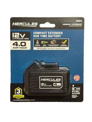 HERCULES 12V 4 Ah Compact Lightweight Battery - NEW