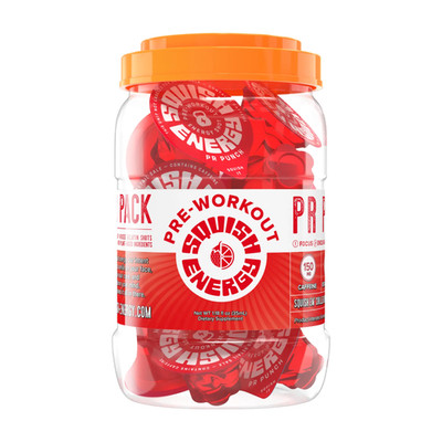 Squish Performance Squish Energy SOUR Preworkout Jellie Shot Pineapple Flavor 12