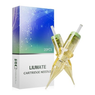LIUMATE 20x 0801RL 0.25mm Profi Tattoo Nadeln Bugpin Round Liner Cartridges