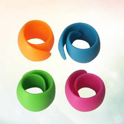 4Pcs Mixed Color Sewing Spool Holders for Easy Thread Access