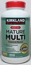 Kirkland Signature Mature Multi 400 Tablets *Adult 50+ Multi Vitamin & Mineral* 