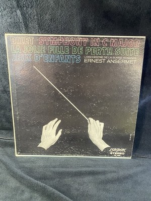 London Bizet Ansermet LP Vinyl Symphony C Major Jeux D Enfants Perth Suite