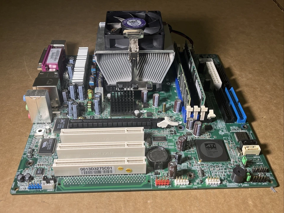 Desktop Motherboard MS-7184 VER: 1.0 W/CPU & Heat Sink - Image 2 of 4