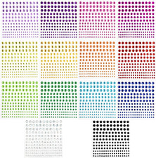 2310 PCS Self Adhesive Rhinestone Gem Stickers for Face Nail Body Makeup Festiva