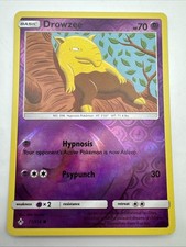 Drowzee Reverse Holo Common 71/214 Pokémon TCG Sun & Moon Unbroken Bonds NM