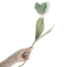 Bulk Package of 12 Dried-Look Artificial Tulip 19" Floral Stems