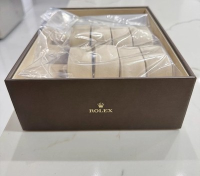 Authentic NEW STYLE ROLEX Watch Box 8 Watch Holder  Display LARGE * NEW UNUSED