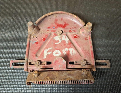 #ad 1952 1953 1954 Ford Gas Lid Door License Plate Holder SHIPS WORLDWIDE $39.99