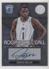 2012-13 Totally Certified Rookie Roll Call Silver Darius Miller #92 Auto 9c6
