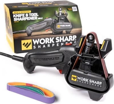 Work Sharp Knife and Tool Sharpener w Extra Belts