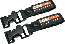 MELOTOUGH Work Glove Holder Strap Quick 2 Count (Pack of 1), Black 