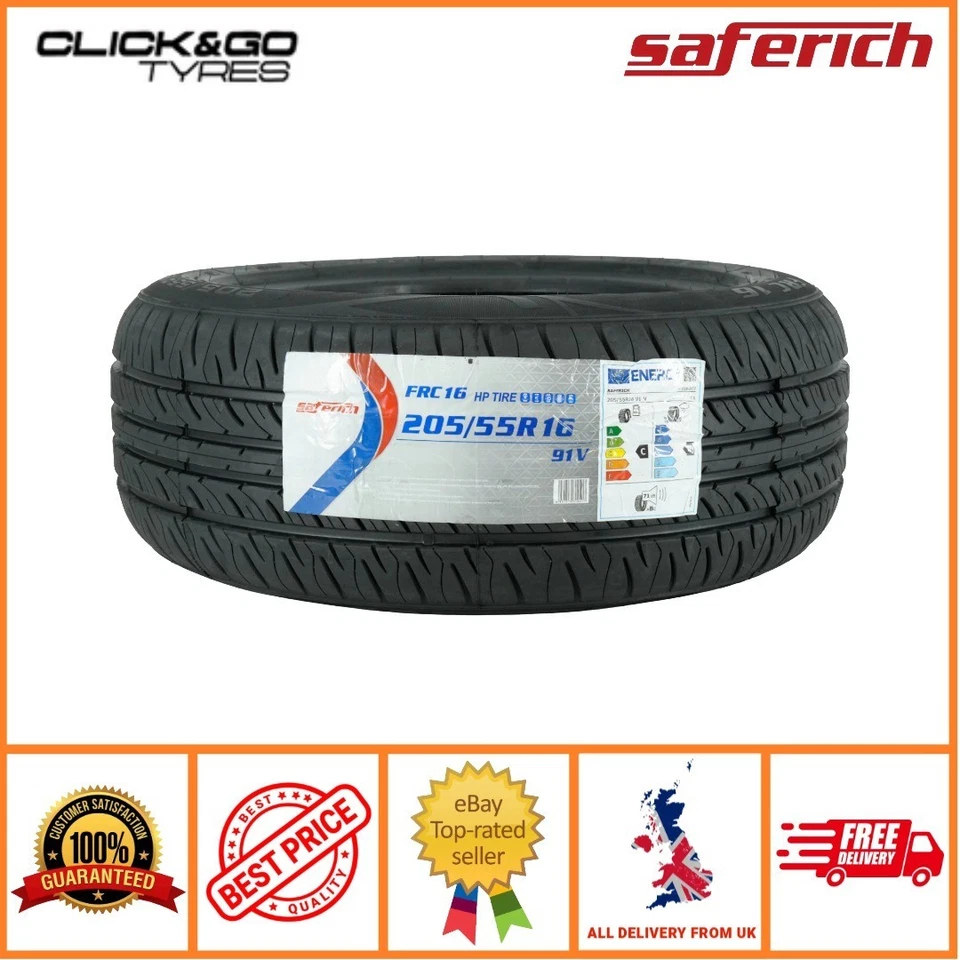 4 X 205/55ZR16 SAFERICH FRC16 91V Tyres-M+S- 2055516- 205 55 16 - Image 2 of 4