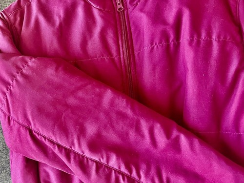 Vintage Speedo Athletic Jacket - Wine Shell with Black Fleece Lining - Picture 3 of 6
