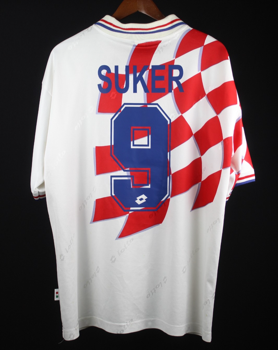 Croatia jersey National Team Authentic Lotto size XLarge 1998 #9
