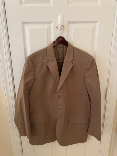 Archive Helmut Lang 3-Button Cotton Blazer Khaki Italy 52