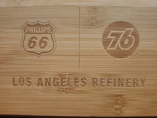 Vintage Los Angeles Refinery Unocal 76 | Phillips 66 Wooden Box