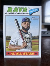 Junior Caminero ALL-STAR RAYS 3rd Base 2026 Topps Heritage Baseball Card #380