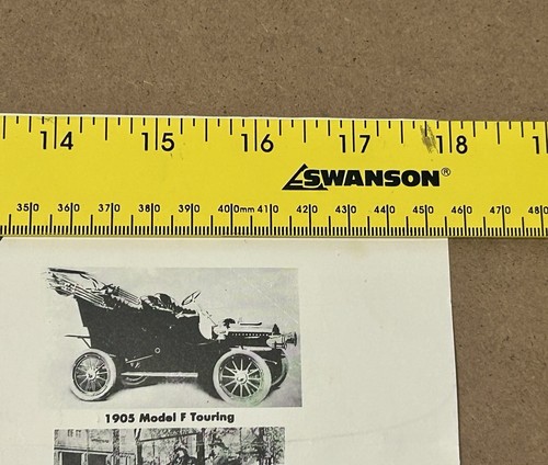 "Póster vintage de autos Ford 25""x18""" - Imagen 6 de 6