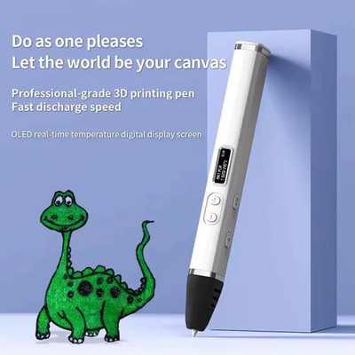 3D Printing Pen Kit With Detachable Body, HD OLED Screen & Precise Temperature C