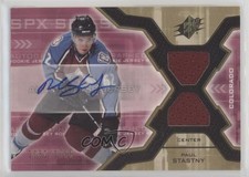 2006-07 SPx Rookie Auto Jersey 1061/1299 Paul Stastny #186 Auto 19lz