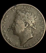 1826 George IV 1 Farthing Vintage Coin