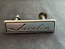 1968-1969 Amc Javelin Dash And Glove Box Emblem Plaque - Original Part