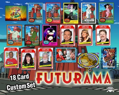 FUTURAMA - SERIES 1 & 2 - Complete 2 Sets of 18 Custom-Designed