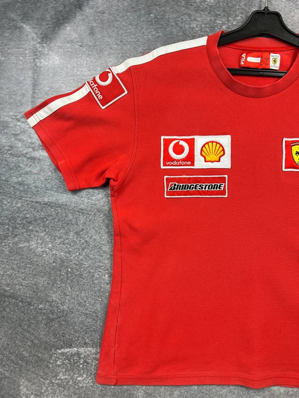 t shirt vintage fila ferrari grande