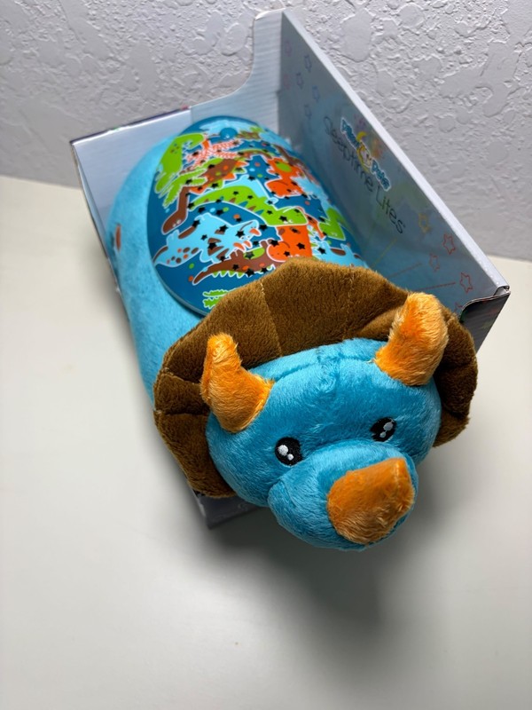 Sleeptime Lites Plush Dinosaur LED Kids Night Pillow