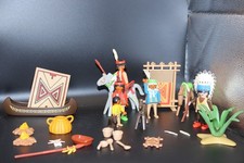 Playmobil Set 3733 Campamento Indígena Nativo Americano Vintage con Tipi