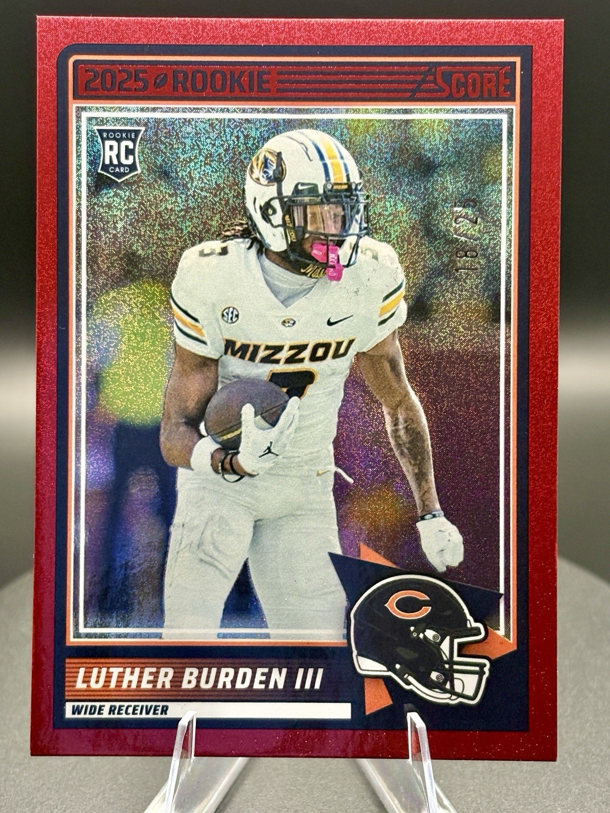 2025 Score - Rookies Luther Burden #18 (RC) Red Dots /25