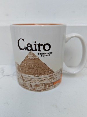 Starbucks Cairo Egypt City Mug 16oz Pyramid Sphinx Global Icon Kaffeetasse