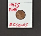 1918S   FINE   LINCOLN  CENT     FINE   1918S    /   RS COINS #30B  FREE SHIP !