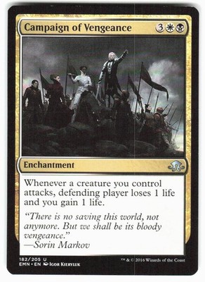 Campaign of Vengeance U Eldritch Moon 182 NM