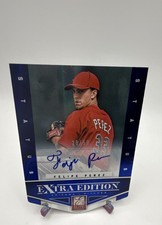 2012 Elite Extra Edition - Felipe Perez #69 Status Blue Die-Cut Sign  /50 AU, RC