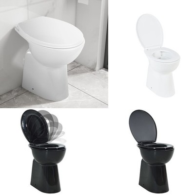 Hohe Toilette Spülrandlos Soft-Close 7cm Höher Keramik Mehrere Auswahl #A