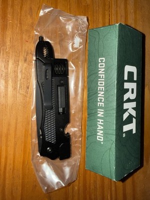 CRKT SEPTIMO MULTI-TOOL.Extremely Sharp: Veff Serration. Window Brkr. Adj wrench