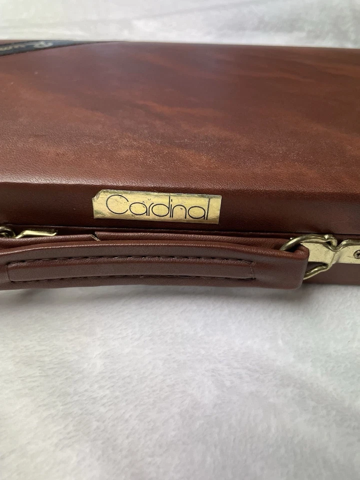 Juego Cardinal Rummy-O vintage años 70 en estuche de cuero sintético. Completo. Foto 3 de 4